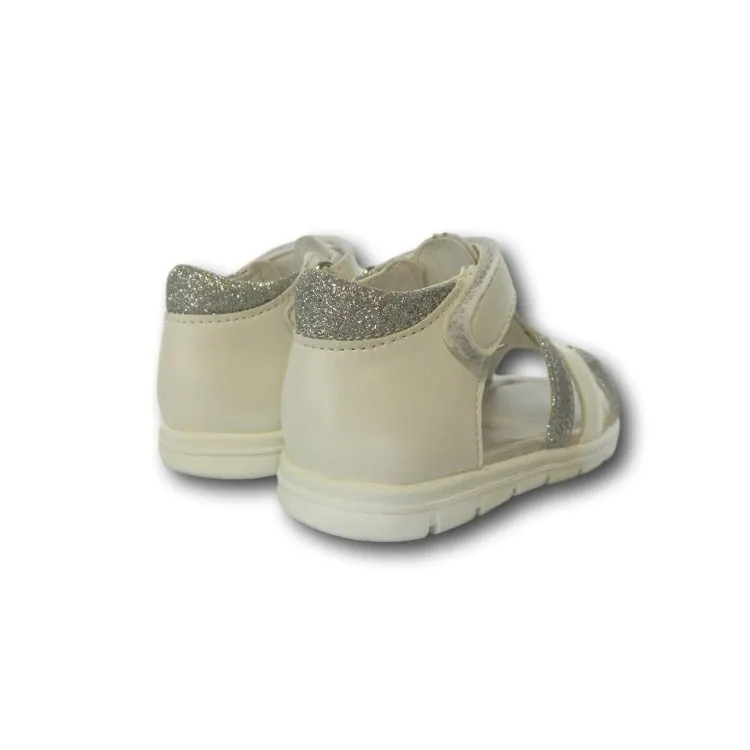 SUPERGA S13T254 Sandali Bambina con Fascia Regolabile Bianco