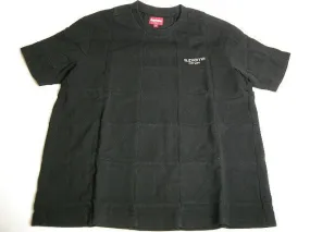 Supreme  |18AW ◆ Size S ◆ Supreme Patchwork Pique Tee T-shirt Black