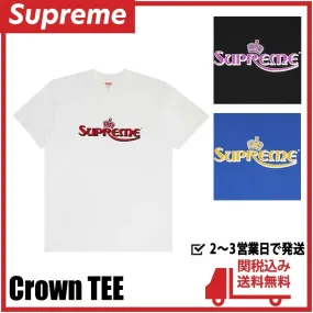 Supreme  |Crew Neck Unisex Street Style Plain Cotton Logo