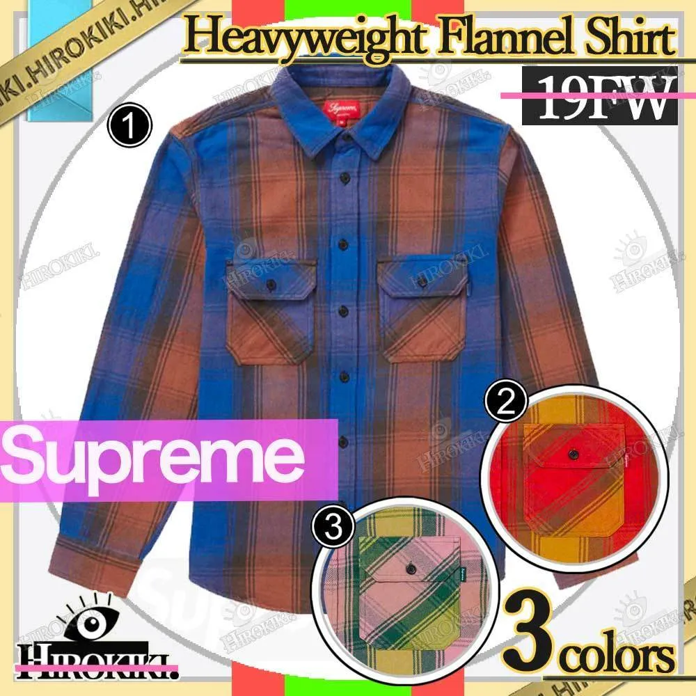 Supreme  |Street Style Logo Skater Style Shirts