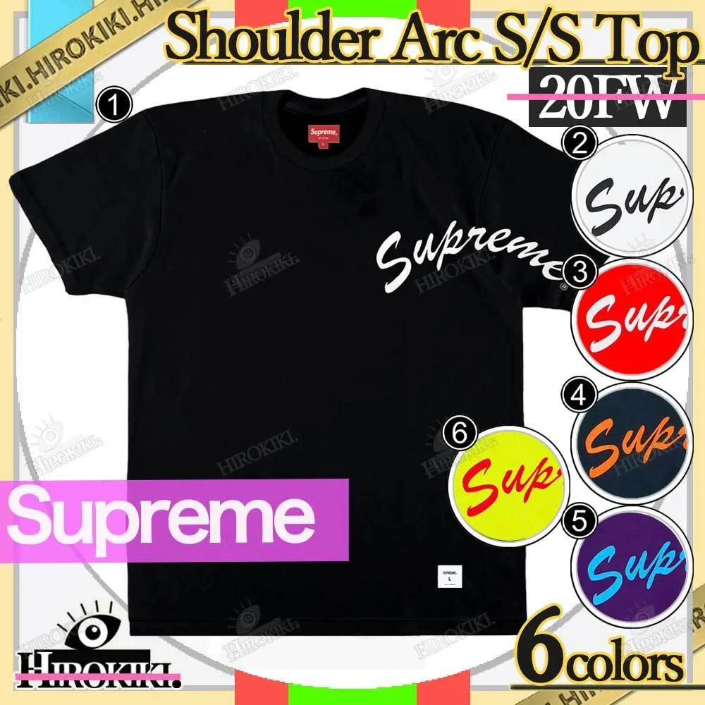 Supreme  |Street Style Logo Skater Style T-Shirts