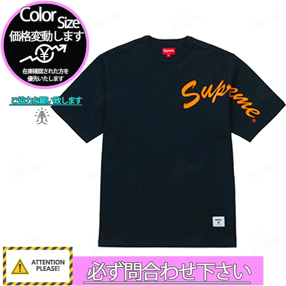 Supreme  |Street Style Logo Skater Style T-Shirts