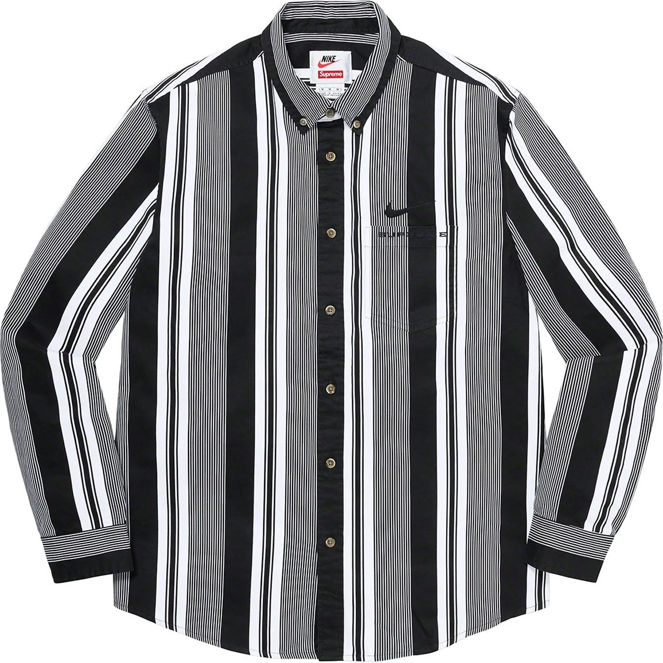 Supreme  |Stripes Unisex Street Style Collaboration Long Sleeves Plain