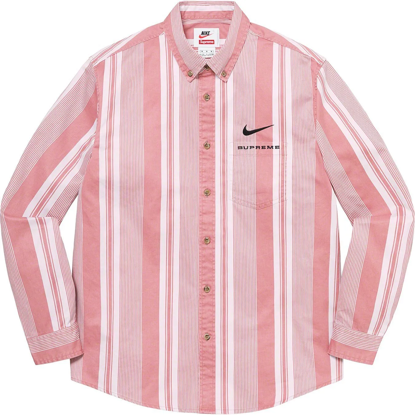 Supreme  |Stripes Unisex Street Style Collaboration Long Sleeves Plain