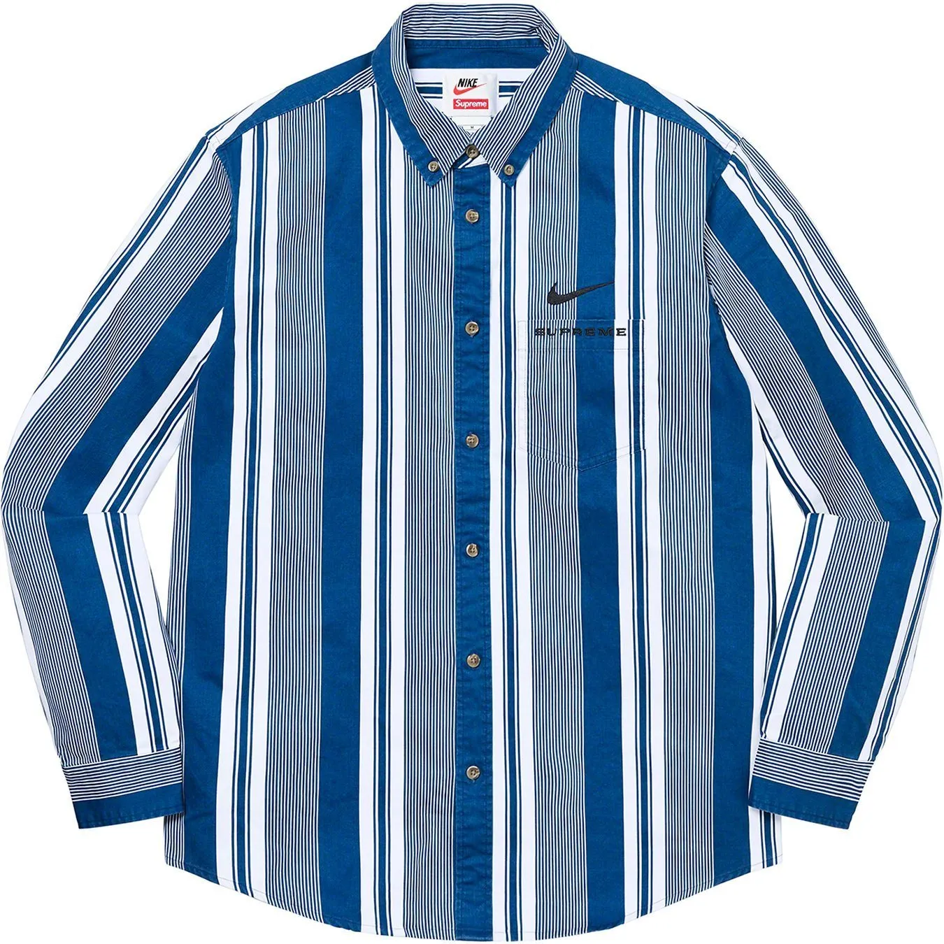 Supreme  |Stripes Unisex Street Style Collaboration Long Sleeves Plain