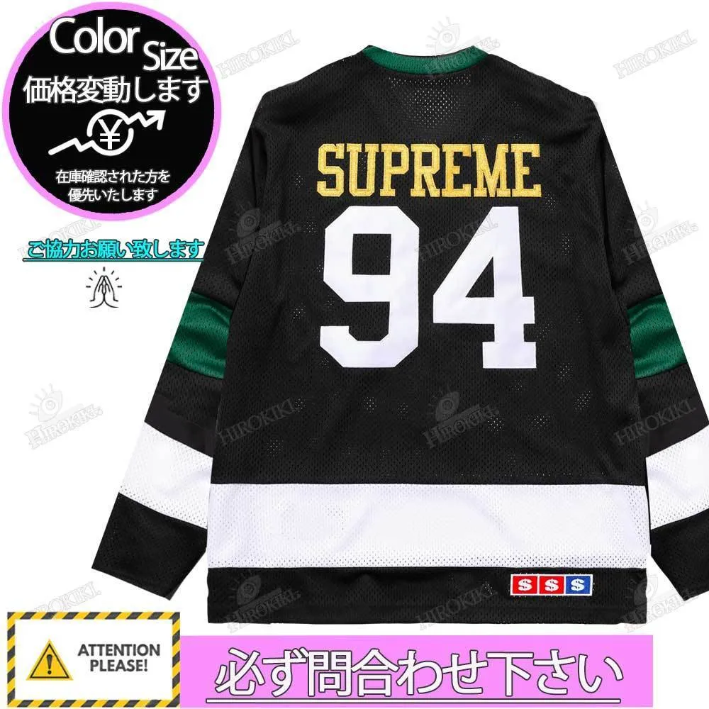 Supreme  |Unisex Street Style Long Sleeves Skater Style Tops