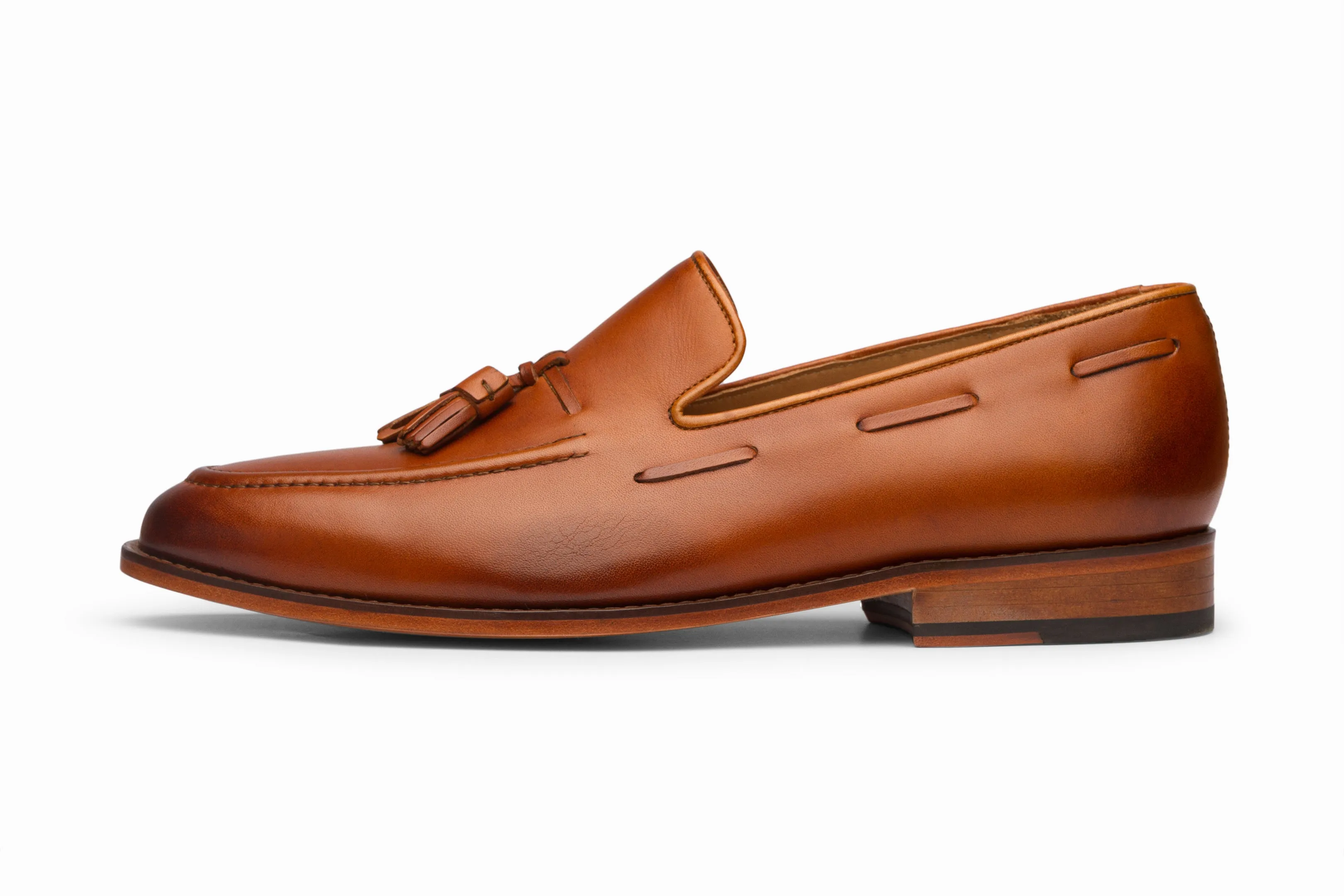 Tassel Loafers - Tan