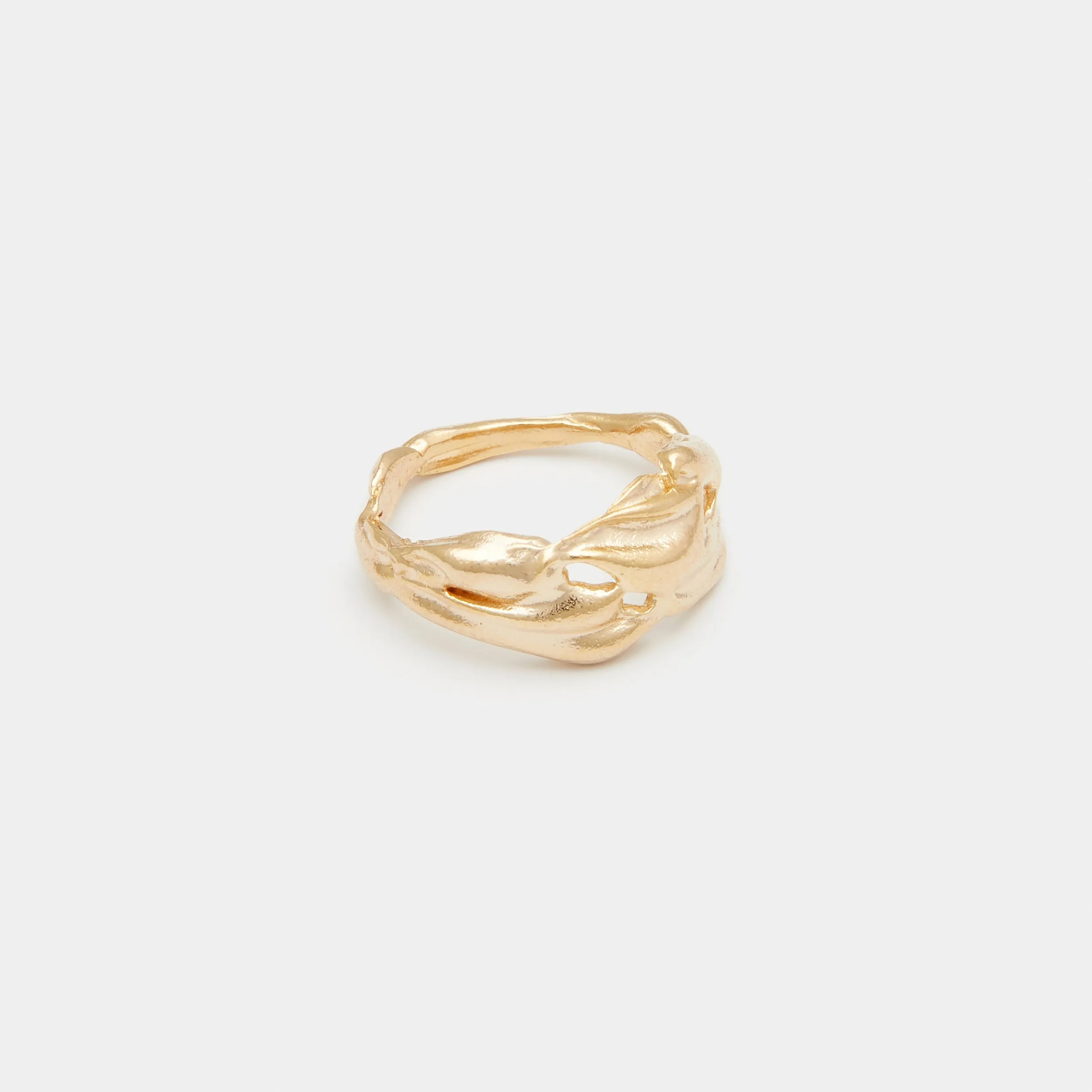 Terra Cocktail Ring in Large in Gold