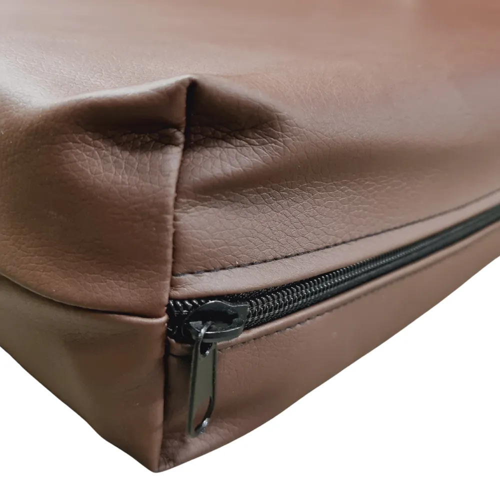 Topmast Orthopedisch Hondenbed Leatherlook Bruin 100 x 75 cm