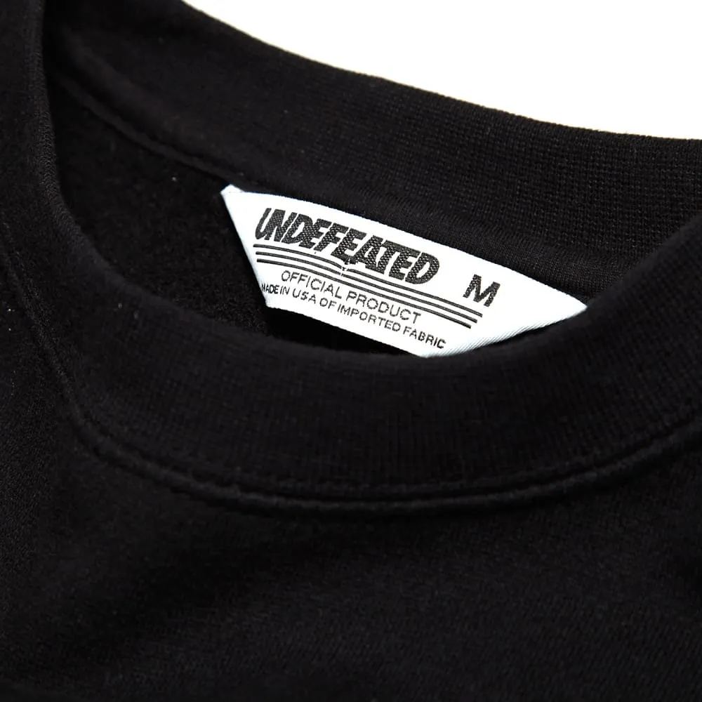 Undefeated 5 Strike Basic Pullover CrewBlack