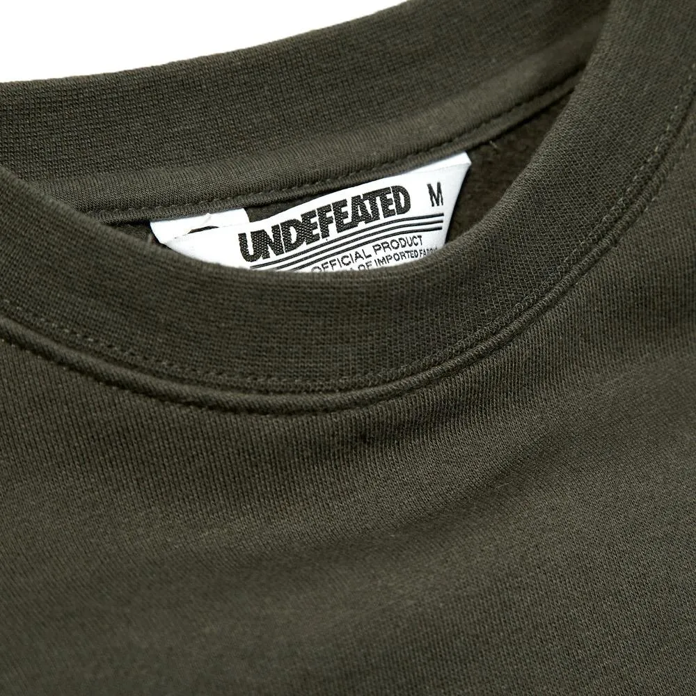 Undefeated 5 Strike Basic Pullover CrewCharcoal