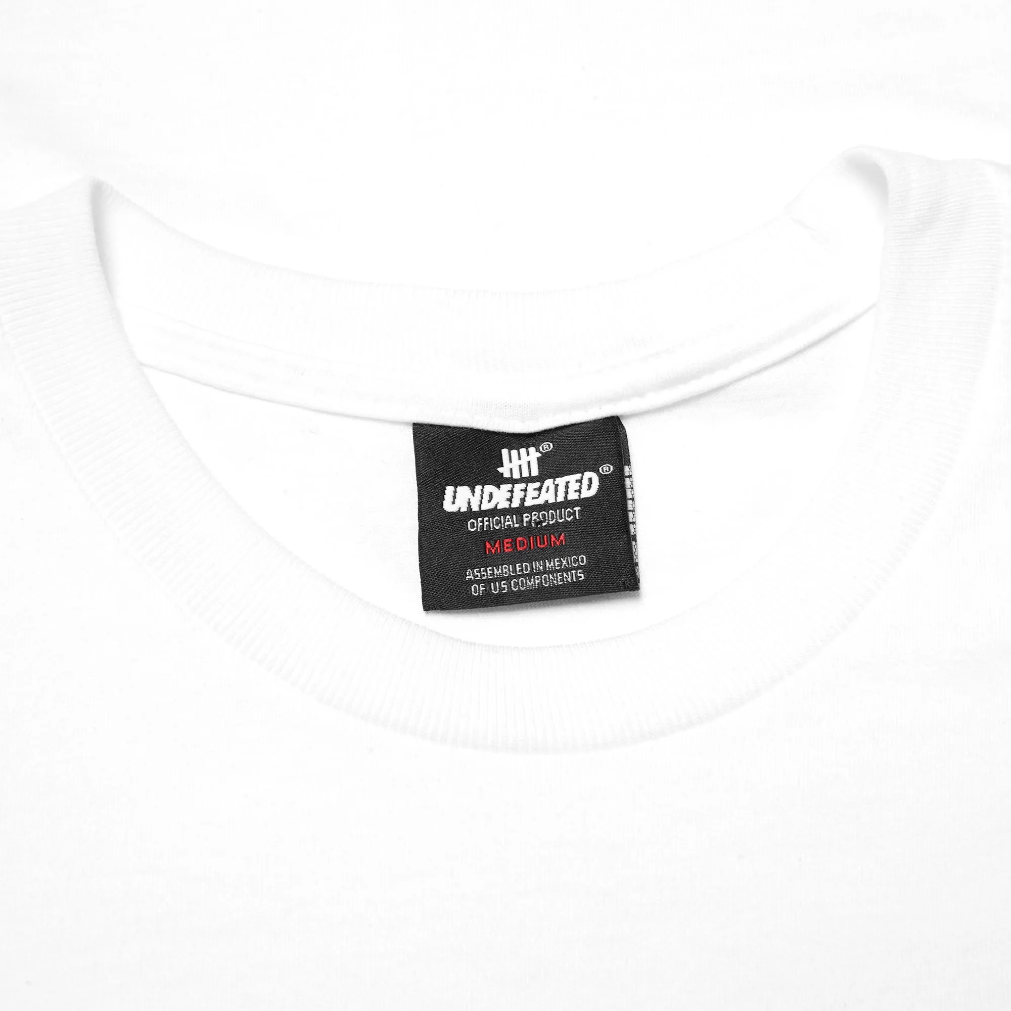 Undefeated 5 Strike Fade TeeWhite