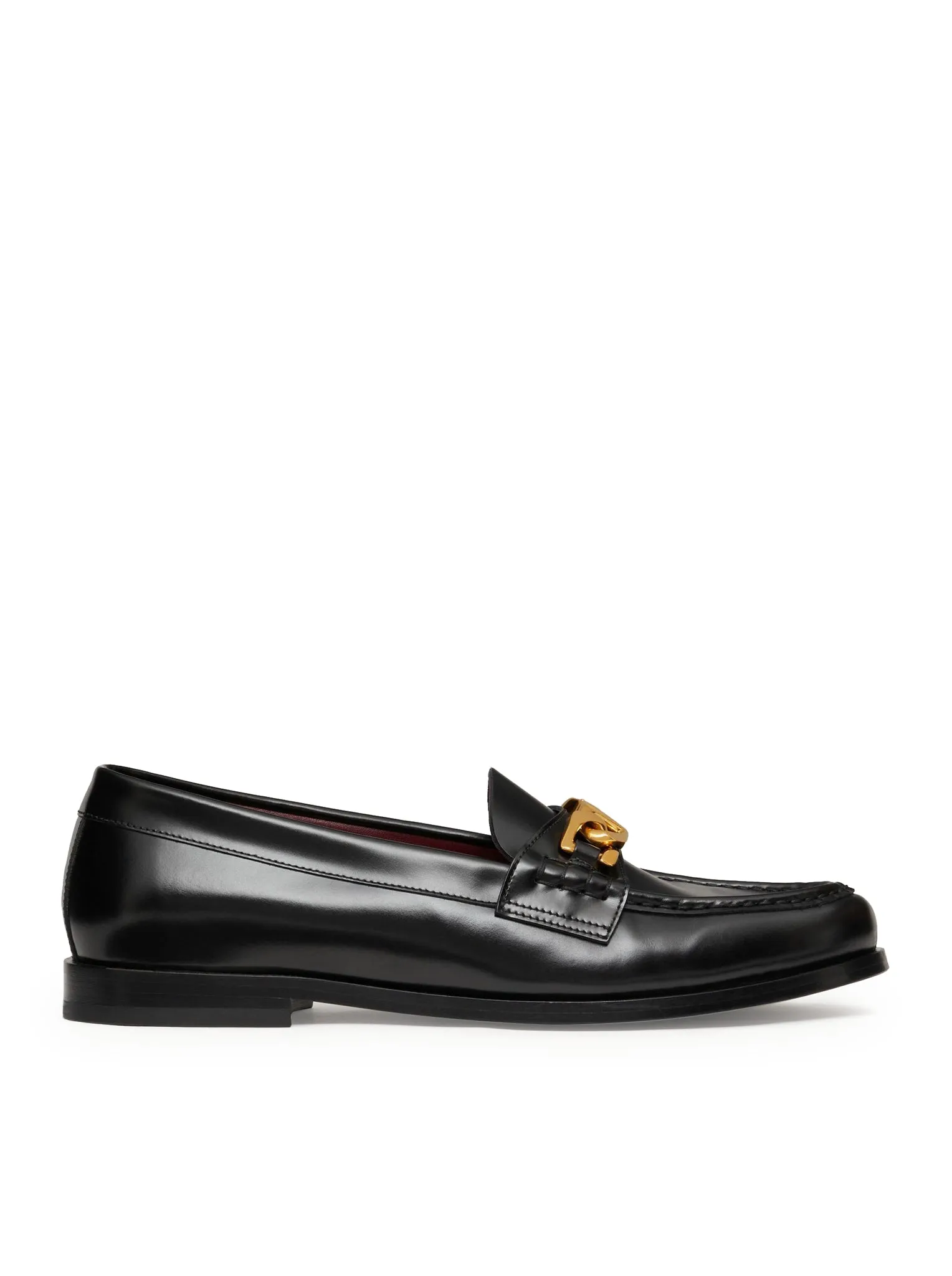 VLOGO CHAIN LOAFERS IN CALFSKIN