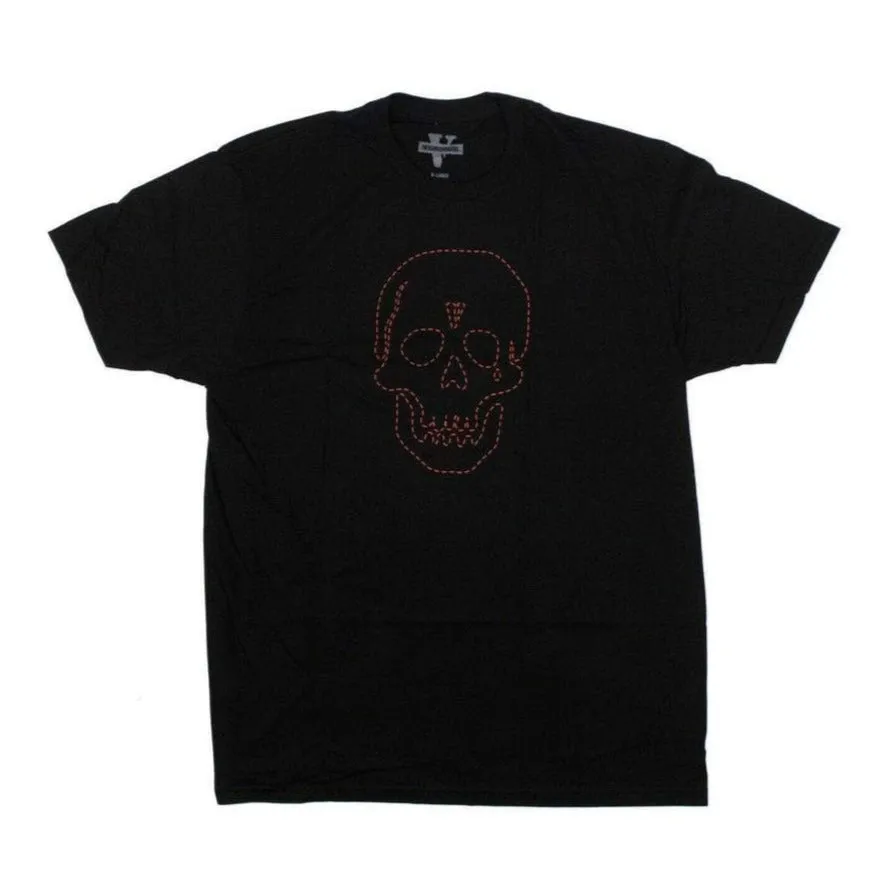 VLONE X NEIGHBORHOOD Red Skull Tee Black