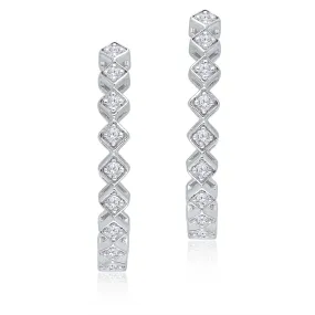 White Gold Diamond Eternal Earrings