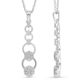 White Gold Diamond Eternal Pendant